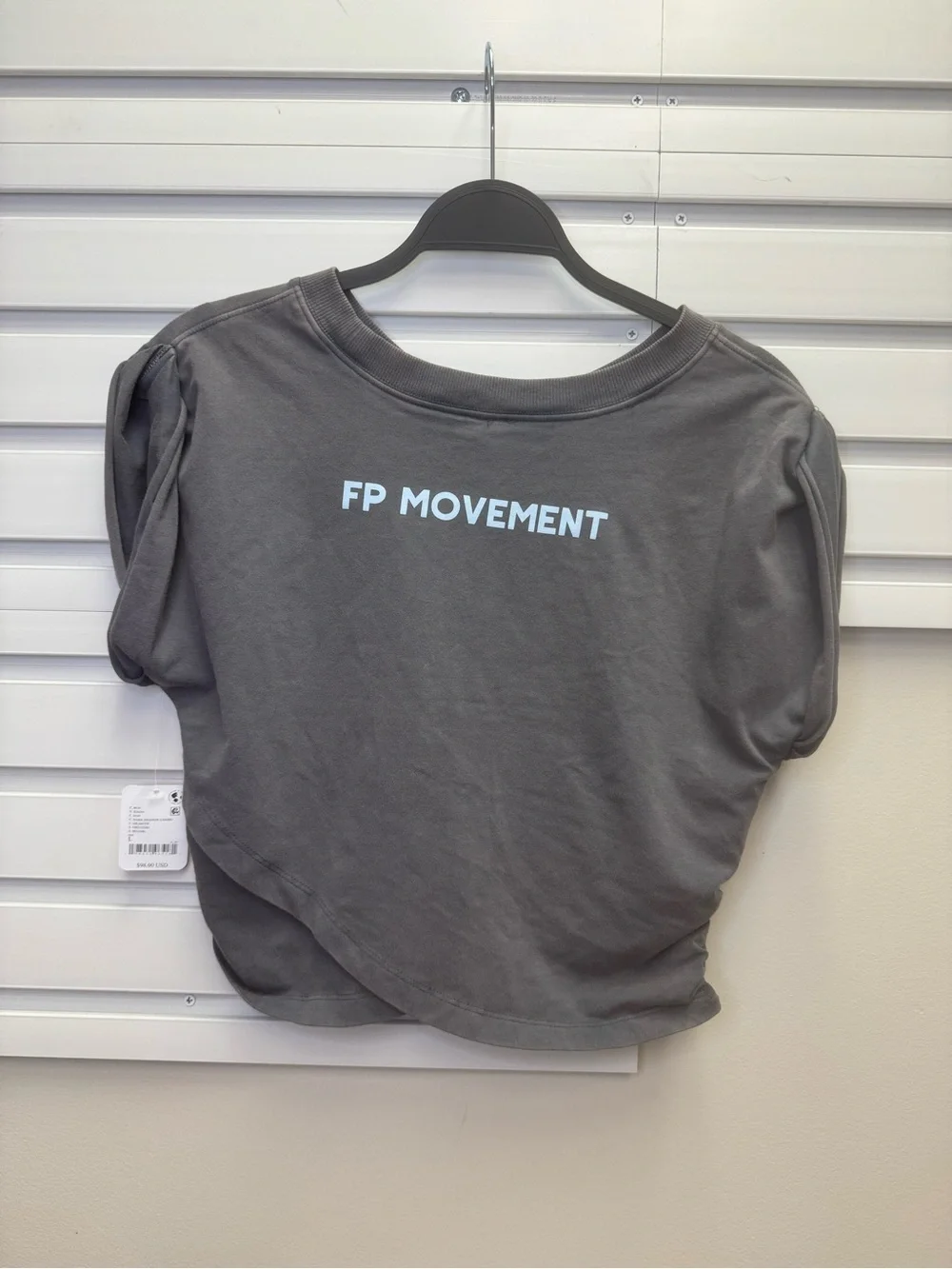 FP Movement NWT Hot Shot Crossover Gray Cropped T-shirt